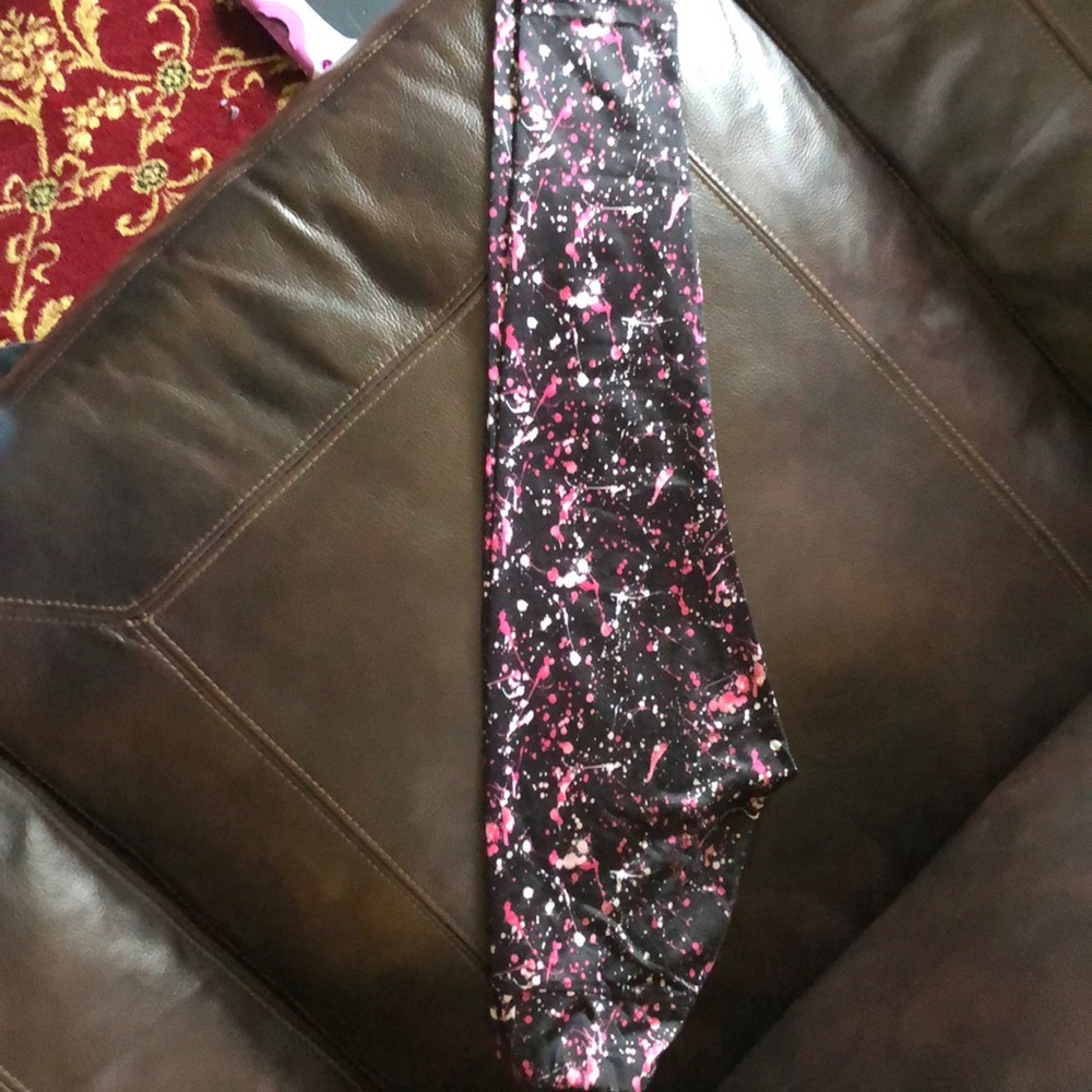 Girls Leggings Paint Splatter